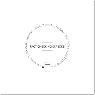 Fact Checking is a Joke Posters and Art